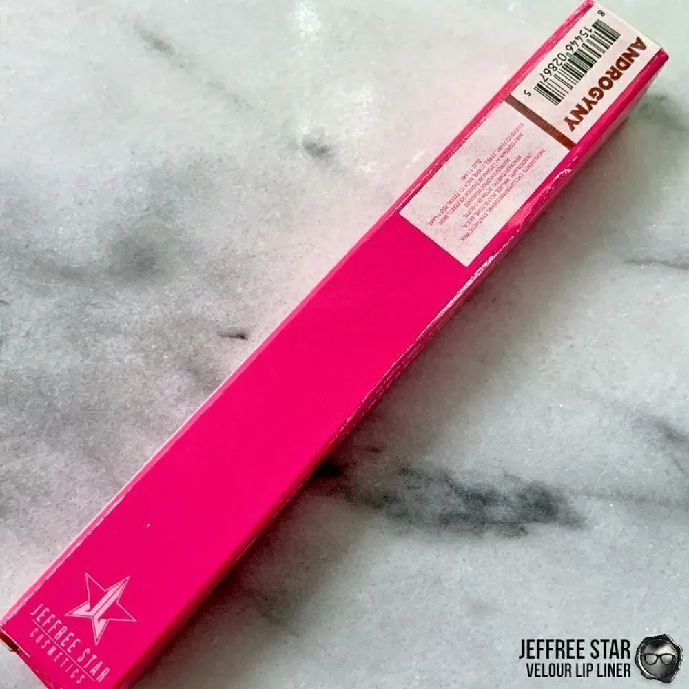 JEFFREE STAR VELOUR LIP LINER PENCIL IN ANDROGYNY DIRTY PLUM MAUVE FULL SIZE NEW - Picture 10 of 14